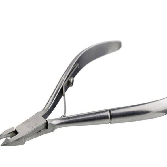 Japonesque Pro Cuticle Nipper Extra Sharp Blades Stainless Steel Distressed - Picture 3 of 4